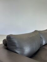 FLY Modulares Ecksofa, Schwarz Nubukleder - Image 5