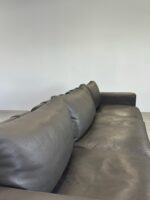 FLY Modulares Ecksofa, Schwarz Nubukleder - Image 6