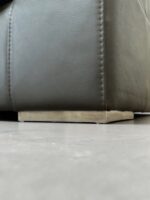 FLY Modulares Ecksofa, Schwarz Nubukleder - Image 7