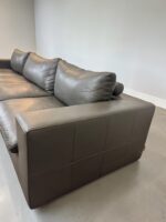 FLY Modulares Ecksofa, Schwarz Nubukleder - Image 10