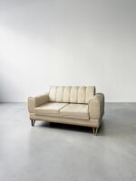 3-teiliges Wohnzimmer-Sofaset Sandbeige - Image 4