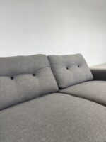 U-förmiges Sofa Klassiker Grau mit Schlaffunktion und Stauraum - Image 9