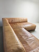 Bullfrog Ecksofa Cognac Exotic Leder Vintage 1980er - Image 4