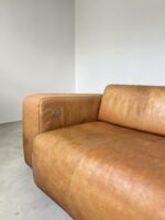 Bullfrog Ecksofa Cognac Exotic Leder Vintage 1980er - Image 6