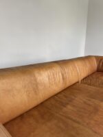 Bullfrog Ecksofa Cognac Exotic Leder Vintage 1980er - Image 7