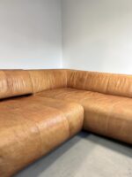 Bullfrog Ecksofa Cognac Exotic Leder Vintage 1980er - Image 13