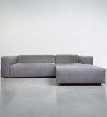 SITS Corner Sofa made of light gray fabric - Image 7