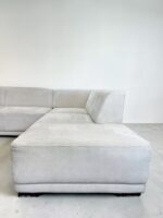 Ecksofa Creme-Beige aus Alcantara - Image 2