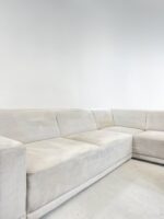Ecksofa Creme-Beige aus Alcantara - Image 8