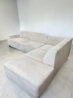Ecksofa Creme-Beige aus Alcantara - Image 4