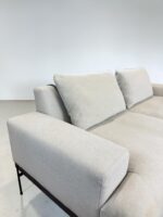 2-Sitzer-Sofa-Set Hellbeige mit Fußstütze - Image 5