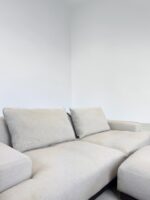 2-Sitzer-Sofa-Set Hellbeige mit Fußstütze - Image 6