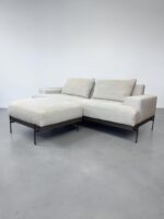 2-Sitzer-Sofa-Set Hellbeige mit Fußstütze - Image 2