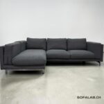 Corner Sofa by Comfortly Grey with removable pillows – Occasion sofa for sale at SofaLab