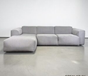 Home 24 Corner Sofa HUDSON light gray - buy Occasion Sofa at SofaLab