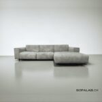 Moderns Corner Sofa Gray with Chaiselongue – Occasion Sofa Buy at SofaLab
