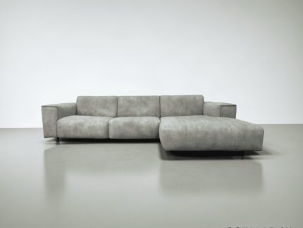 Moderns Corner Sofa Gray with Chaiselongue – Occasion Sofa Buy at SofaLab