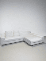 Ewald Schillig Ecksofa Echtleder Cremeweiss - Image 5