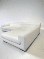 Ewald Schillig Ecksofa Echtleder Cremeweiss - Image 3