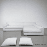 Ewald Schillig Corner Sofa Real leather cream white – buy Occasion Sofa from SofaLab