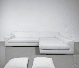 Ewald Schillig Corner Sofa Real leather cream white – buy Occasion Sofa from SofaLab