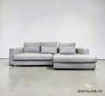 Light grey Corner Sofa including all pillows – buy Occasion Sofa at SofaLab