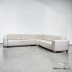 Corner Sofa Stöff Creme Beige L-Form Sofa canapé Grosses – Buy Occasion Sofa at SofaLab