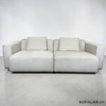 Interio 2-seater sofa, pale beige fabric – buy Occasion sofa at SofaLab