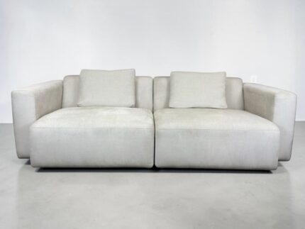 Interio 2-seater sofa, pale beige fabric – buy Occasion sofa at SofaLab