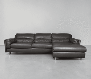 Corner Sofa Anchor, Gray, Real Nubukleder – Buy Occasion Sofa at SofaLab