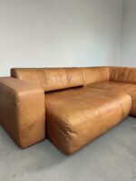 Bullfrog Ecksofa Cognac Exotic Leder Vintage 1980er - Image 11