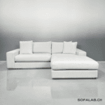 Cream white Corner Sofa made of high-quality natural material – buy Occasion Sofa at SofaLab