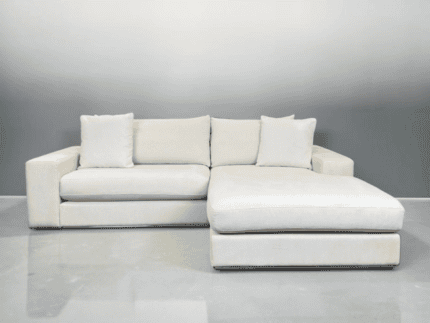 Cream white Corner Sofa made of high-quality natural material – buy Occasion Sofa at SofaLab