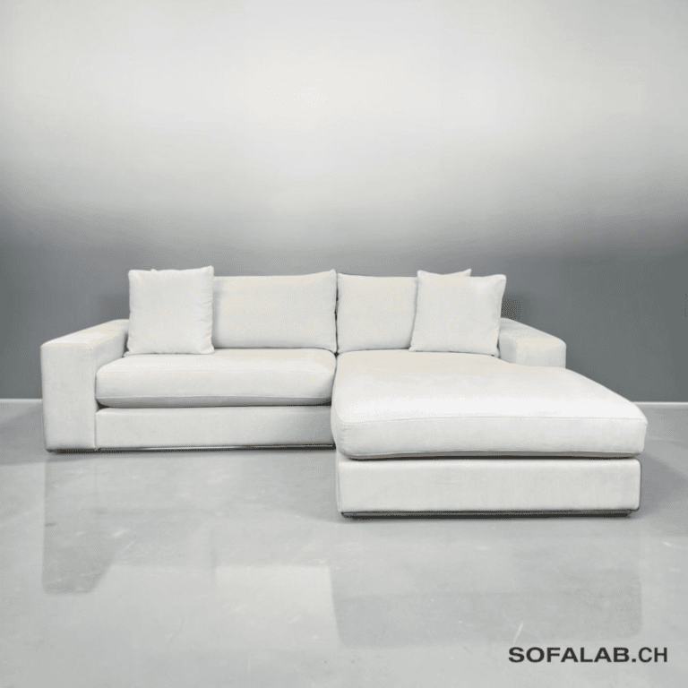 Cream white Corner Sofa made of high-quality natural material – buy Occasion Sofa at SofaLab
