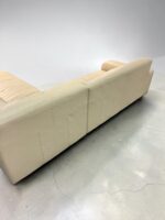Pfister-Ecksofa aus Echtleder, pistazien-beige – Bild 5