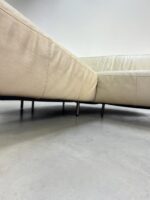 Pfister-Ecksofa aus Echtleder, pistazien-beige – Bild 9
