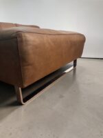 Willi Schillig Ecksofa Vintage Echtleder Cognac – Bild 5