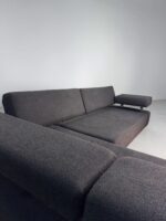 Brühl Sunrise-Ecksofa aus dunkelgrauem Stoff Made in Germany – Bild 3