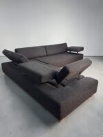 Brühl Sunrise-Ecksofa aus dunkelgrauem Stoff Made in Germany – Bild 7