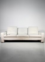 COR Germany 3-Sitzer-Sofa, echtes Nappaleder, cremeweiß – Bild 7
