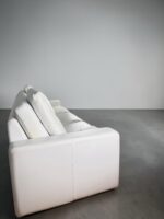 COR Germany 3-Sitzer-Sofa, echtes Nappaleder, cremeweiß – Bild 4