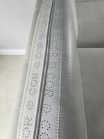 COR Germany 3-Sitzer-Sofa, echtes Nappaleder, cremeweiß – Bild 8