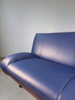 Rolf Benz Sofa Jumbo 2001, Nappaleder, kobaltblau – Bild 3