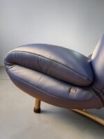Rolf Benz Sofa Jumbo 2001, Nappaleder, kobaltblau – Bild 12