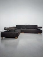 Brühl Sunrise-Ecksofa aus dunkelgrauem Stoff Made in Germany – Bild 14