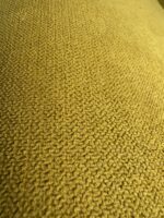 Yellow mustard Corner Sofa Made of fabric with sleeping function and storage space – picture 9