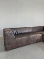 Bullfrog 1001 Camp Corner Sofa Brown Buffalo Leather Vintage 1980s - Image 6