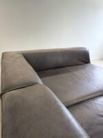 Bullfrog 1001 Camp Corner Sofa Brown buffalo leather Vintage 1980s - Image 4