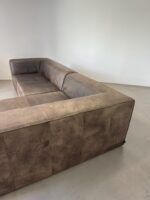 Bullfrog 1001 Camp Corner Sofa Brown Buffalo Leather Vintage 1980s - Image 3