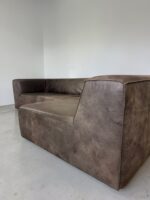 Bullfrog 1001 Camp Corner Sofa Brown Buffalo Leather Vintage 1980s - Image 2